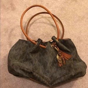 MK circle handle purse